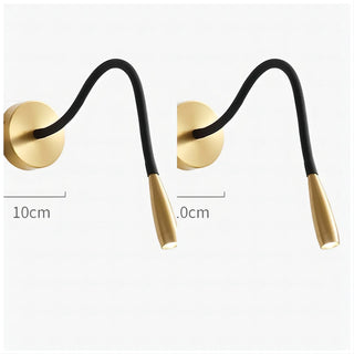 Cassi - Modern Flexible Gold Wall Reading Light
