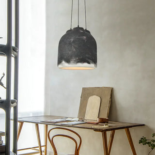 Katherine - Round Hanging 3 Bulb Natural Modern Ceiling Light