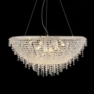 Christine - Round Crystal Tassel Hanging Ceiling Chandelier