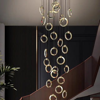 Karine - Crystal Pendant Ceiling Chandelier