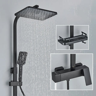 Girolamo - Rain Shower Head Bath Faucet Wall Mounted Shower Mixer Tap