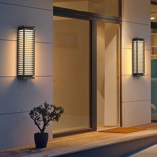 Xander - Stainless Steel Rectangular Anti Rust Outdoor Wall Light