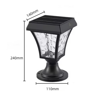 Zenobia - Villa LED Solar Vintage Modern Standing Lamp