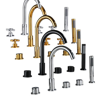 Kory - Modern 5 Piece Bathtub Tap/Shower Set