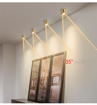 Selegie - Copper Flush Mount Downlight LED Ceiling Light