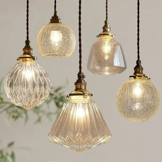 Assens - Minimalist Vintage Glass LED Pendant Ceiling Light