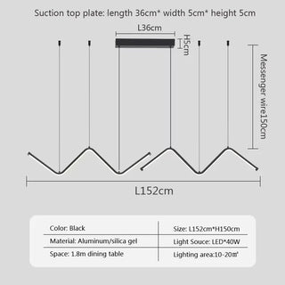 Valentina - Modern Nordic LED Hanging Chandelier