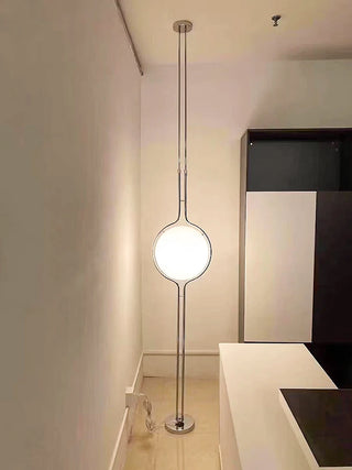 Corvella - Chrome Acrylic Ball Floor Lamp