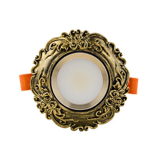Tanglin - Retro Gold Patterned European LED Ceiling Downlight