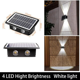 Sandi - Solar LED Up/Down Outdoor Wall Light Waterproof