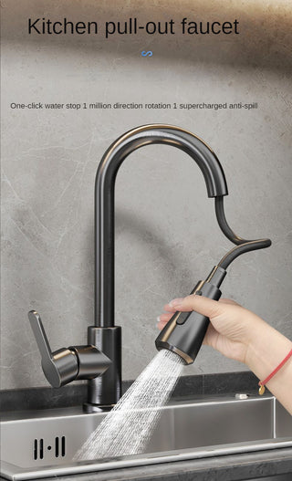 Gena - Pull Down Cold/Hot Water Dual Purpose Tap