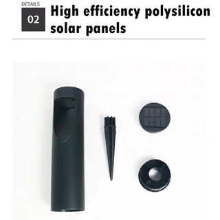 Gillis - Solar Pathway/Walkway Garden Outdoor Black Light