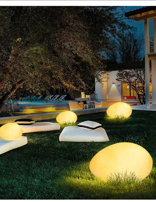 Hipolito - LED Waterproof  USB Chargeable RGB Color Indoor& Outdoor Stone Landscape Lighting