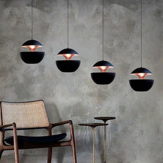 Jeffery - Modern Bronze Apple Round Hanging Pendant Ceiling Light