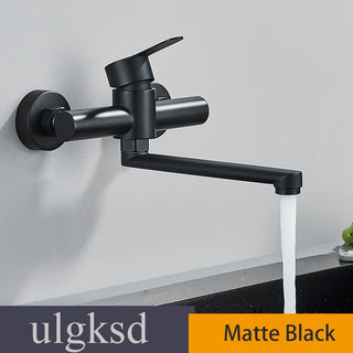 Nikole - Stainless Steel Wall Mounted Dual Hole Mixer Tap