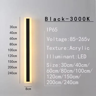 Olwina - Modern LED Strip Bar Wall Light