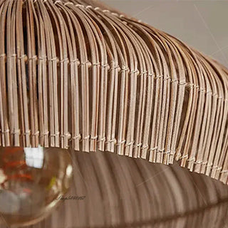 Cayden - Handmade Farmhouse Rattan Pendant Light
