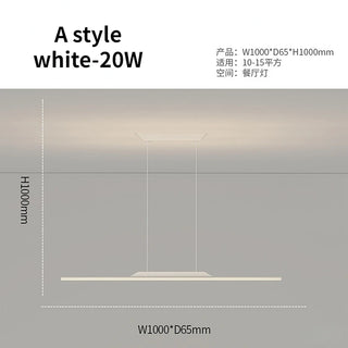 Emiliano - Modern Thin Curved Bar Ceiling Light Chandelier