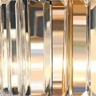 Hazel - Gold Crystal Round Hanging Chandelier