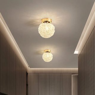Debbi - Modern Gold Crystal Ball Pendant Ceiling Light