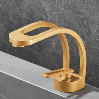 Eleonor - Modern Thin Curved Single Lever Mixer Basin Tap