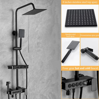 Furkan - Stainless Steel Bathroom Household Constant Temperature Shower Shower