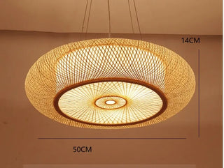 Bronte -  Rattan Bamboo Hadnd Woven LED Pendent Lamp