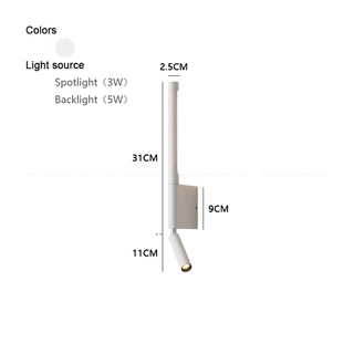 Crawford - Bedside 330 Degree Rotatable Wall Light