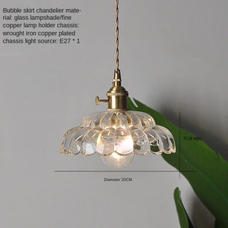 Allen - Glass Round Pendant Hanging Ceiling Light