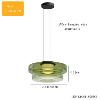 Halley - Modern Levels Series Island Glass Pendant Light