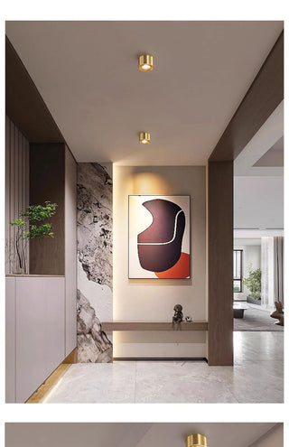 Selegie - Copper Flush Mount Downlight LED Ceiling Light