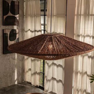 Maddox - Japanese Antique Rattan Art Chandelier