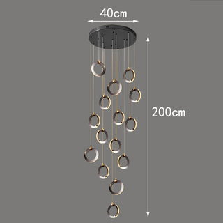 Karine - Crystal Pendant Ceiling Chandelier