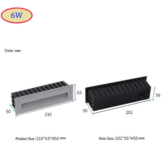 Romny - Horizontal Indoor Outdoor Waterproof  LED Stair Decks Pathway Yard Lights