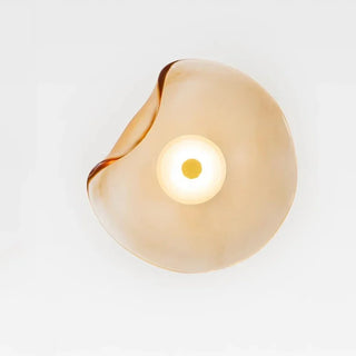 Tinsley - Modern Folded Coloured Glass Egg Wall Light