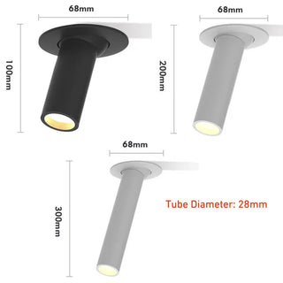 Bugis - LED Long Tube Recessed Rotatable Spot Light Downlight