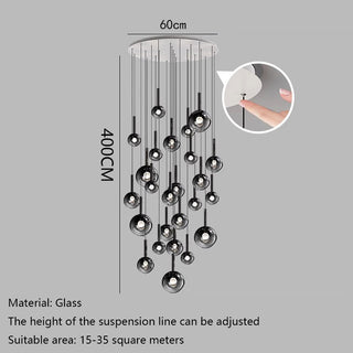 Huxloe - Ceiling Hanging Pendant Chandelier