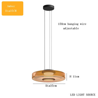 Halley - Modern Levels Series Island Glass Pendant Light