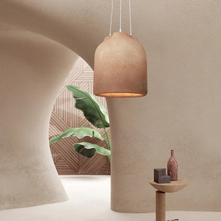 Katherine - Round Hanging 3 Bulb Natural Modern Ceiling Light