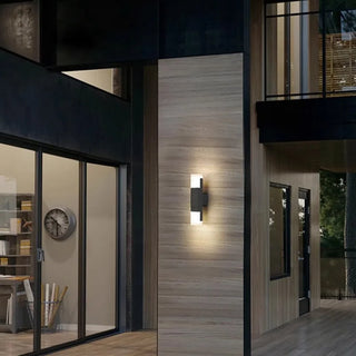 Noah - Modern Black LED Motion Sensor Outdoor Wall Light