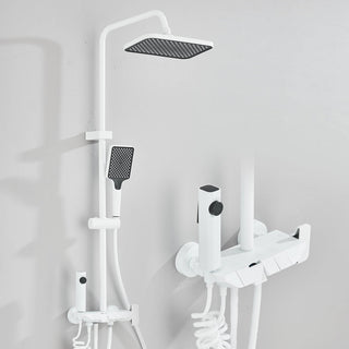 Erika - Modern Wall Mounted Stainless Steel Shower Set Multi Function Dual Head