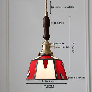 Amora Series - Colorful Glass Pendant LED Hanging Pendant Lights