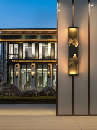 Atticus - Modern Layered Cuboid LED Outdoor Lamp