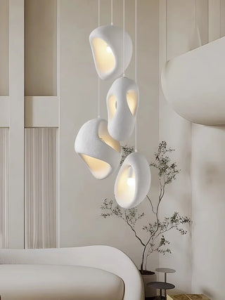 Freddy - Wabi-Sabi Rock Hanging Pendant Ceiling Light