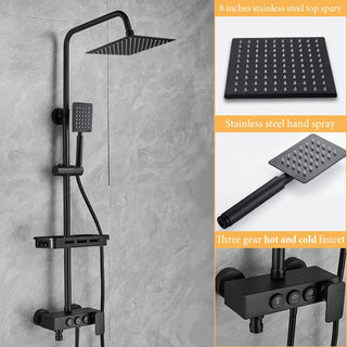 Furkan - Stainless Steel Bathroom Household Constant Temperature Shower Shower