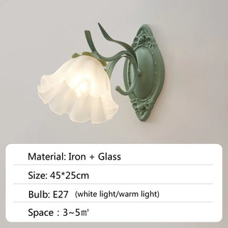 Lynlee - Frosted Multi Glass Head Flower Hanging Chandelier