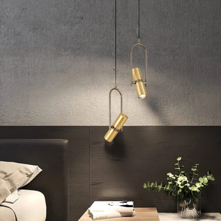 Paarl - Fumi Gold Rotating Hanging Spotlight Pendant Ceiling Light