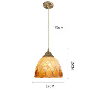 Lubna - Post-Modern Creative Sea Shell Glass Pendant Lights