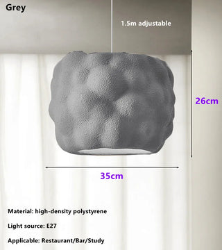 Denver - Japanese White Cloud Bubble Hanging Pendant Ceiling Light