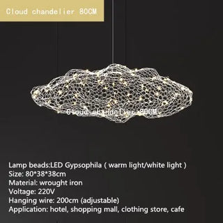 Ayla - Mesh Cloud Wire Ceiling Light